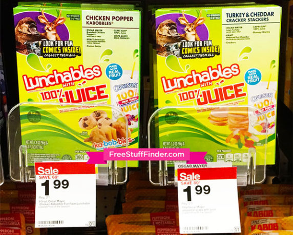 *HOT* $1 (Reg $3.09) Lunchables Fun Packs at Target (Today 9/25 Only)