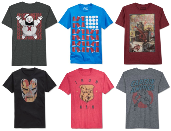 $3.99 (Reg $24) Men's Graphic T-Shirts + FREE Pickup