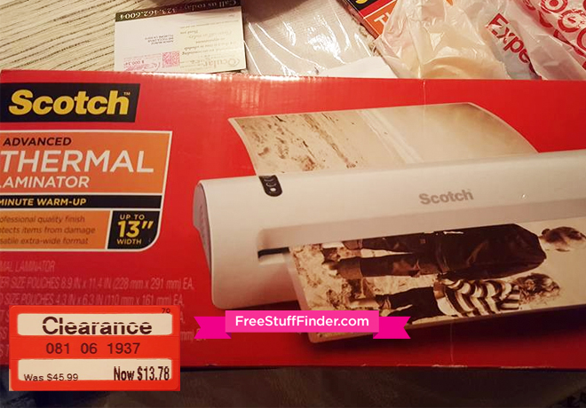 *HOT* $12.40 (Reg $46) Scotch Laminator Clearance Find at Target