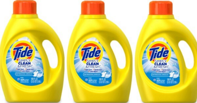 *NEW* $1.00 Off Tide Simply Clean & Fresh Detergent Coupon (Print Now!)