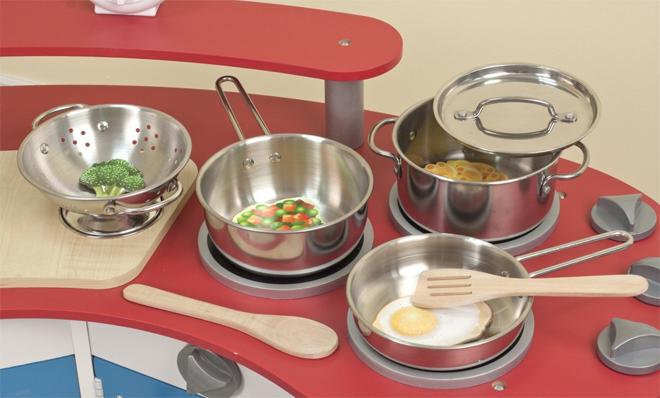 $13.99 (Reg $30) Melissa & Doug Stainless Steel Pots & Pans Playset (BEST PRICE!)