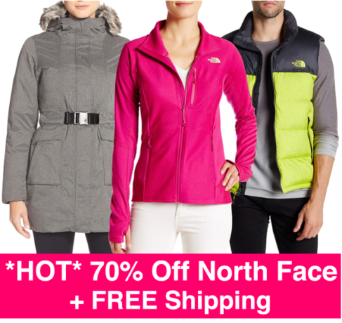 *HOT* Up to 70% Off The North Face Outerwear + FREE Shipping