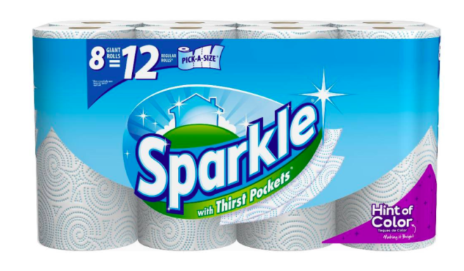 *HOT* $3.25 (Reg $9) Sparkle Paper Towels + FREE Shipping
