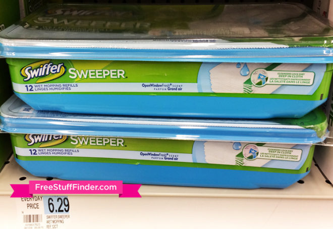 $0.74 (Reg $6.29) Swiffer Sweeper Refills at Rite Aid