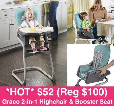 *HOT* $52 (Reg $100) Graco Highchair & Booster + FREE Shipping