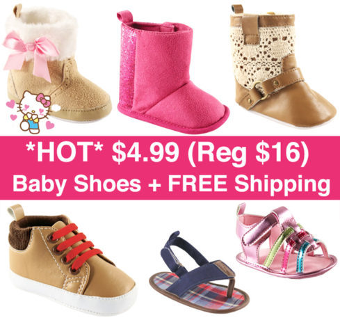 *HOT* $4.99 Baby Shoes + FREE Shipping