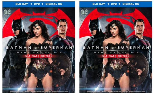 $14.99 (Reg $25) Batman v Superman Blu-Ray + FREE Store Pickup (Today Only)