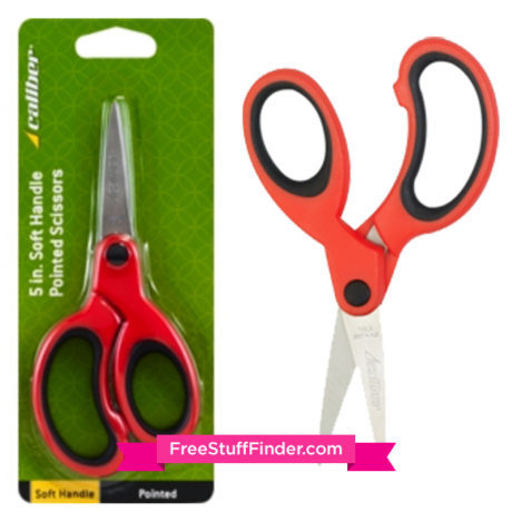 $0.25 (Reg $3.49) Caliber 5 Inch Soft Handle Scissors at CVS