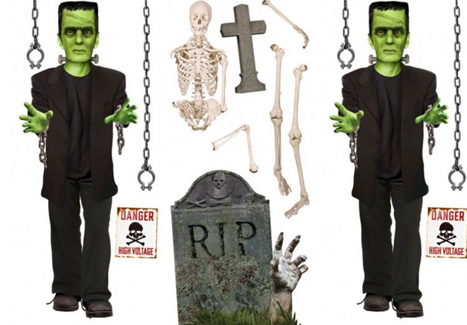 $4.99 (Reg $20) Glow in the Dark Halloween Wall Decor + FREE Shipping
