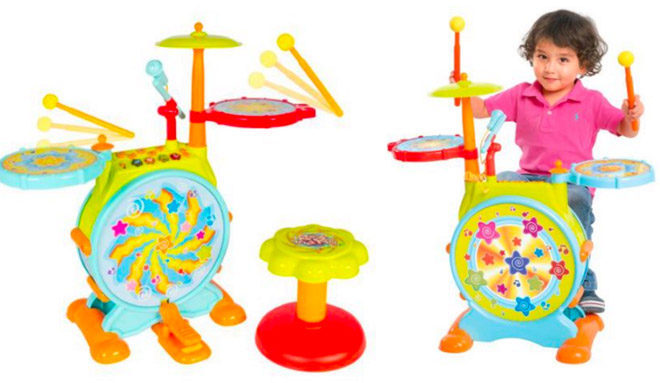 $29.99 (Reg $80) Electronic Toy Drum Set + FREE Shipping