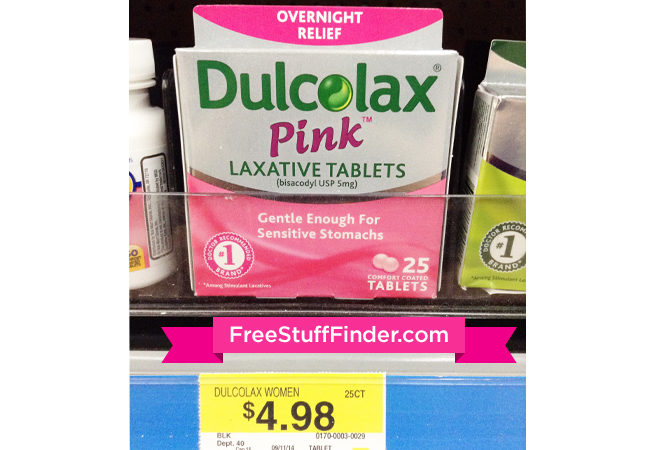 FREE Dulcolax Laxative Tablets at Walmart + $1.02 Moneymaker