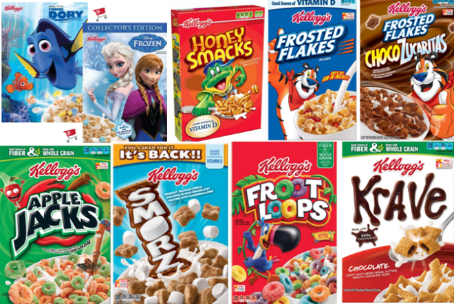 *NEW* 25% Off Kellogg’s Cereal Cartwheel Offers (Load Now!)