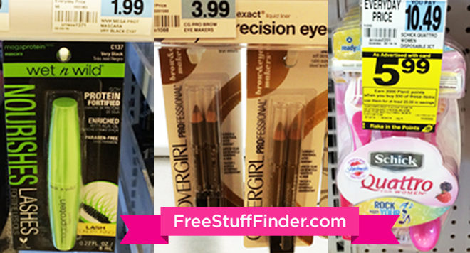 *HOT* FREE CoverGirl, Wet n Wild, Schick, Mitchum at Rite Aid