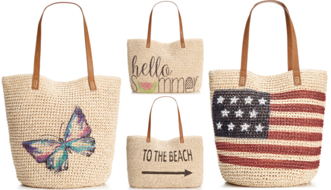 $9.59 (Reg $62.50) Straw Beach Bags + FREE Pickup