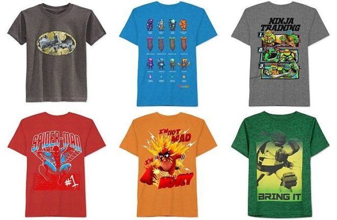 *HOT* $2.39 (Reg $16) Boys' Graphic Tees