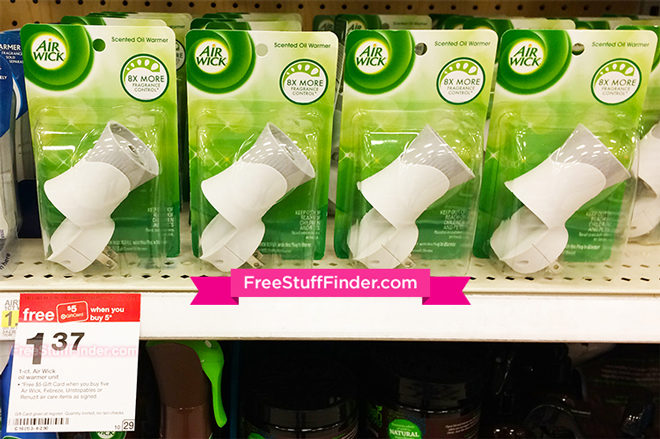 FREE Air Wick Oil Warmers at Target + Moneymaker