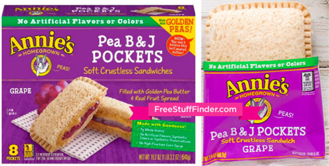 $1.75 (Reg $5) Annie's Pea B&J Pockets at Target