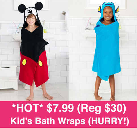 *HOT* $7.99 (Reg $30) Kid's Bath Wraps