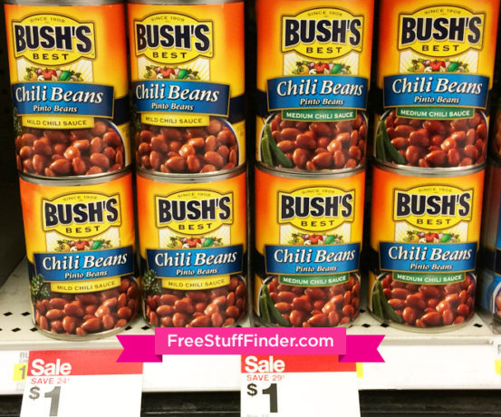FREE Bush’s Chili Beans at Target