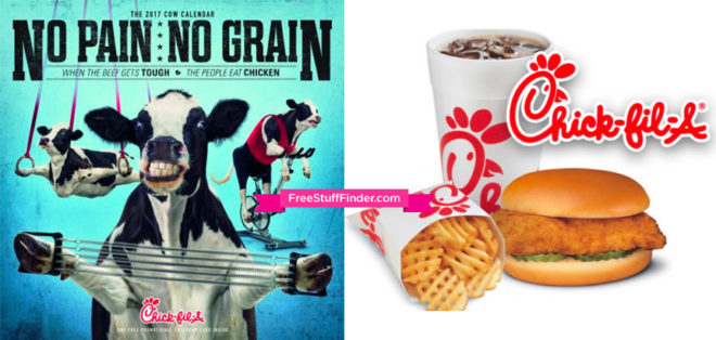 $7 Chick-Fil-A 2017 Coupon Calendar (Includes 12 FREE Food & Drink Coupons!)