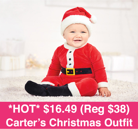 *HOT* $16.49 (Reg $38) Carter's Christmas Outfit (Today Only)