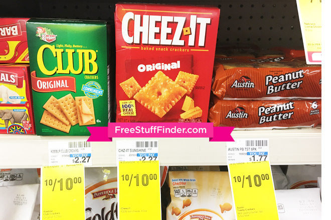 FREE Cheez-It Crackers at CVS + $0.75 Moneymaker