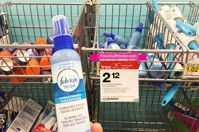 $1.12 (Reg $2.12) Febreze To-Go Spray at Target