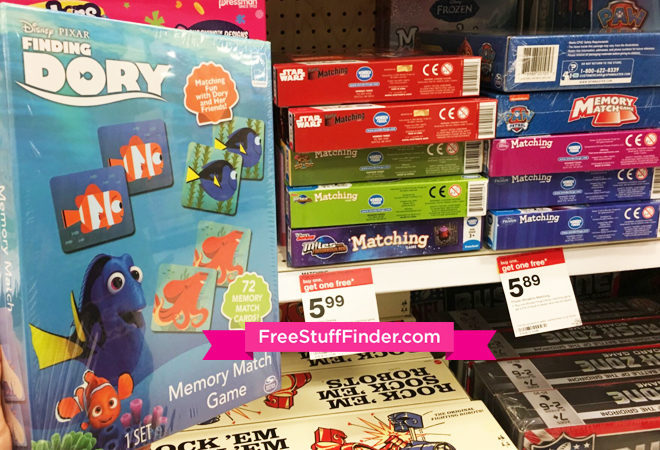 *HOT* Buy 1 Get 1 FREE Disney Matching Games at Target
