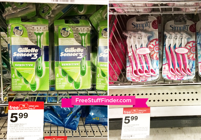 *HOT* $0.82 (Reg $6) Gillette & Venus Razors at Target