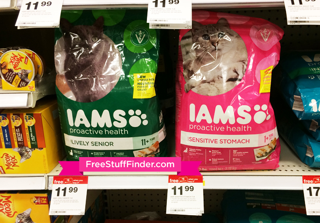 $5.99 (Reg $12) Iams Dry Cat Food at Target