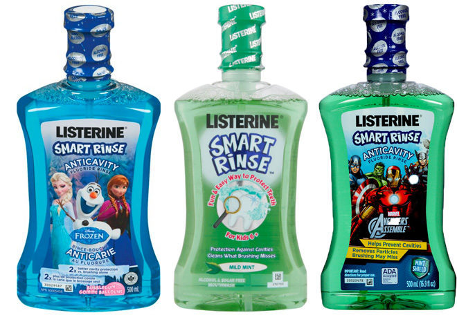 $2.12 (Reg $5.49) Listerine Smart Rinse Mouthwash at Walgreens