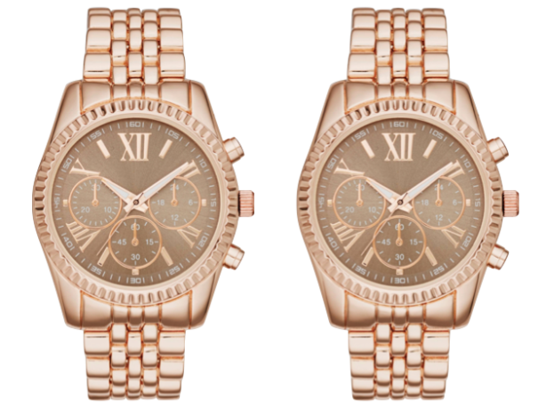 $6.98 (Reg $20) Women's Mossimo Rose Gold Bracelet Watch + FREE Shipping