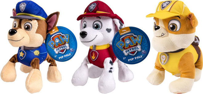 *HOT* $7.97 (Reg $15) Paw Patrol Plush Toys + FREE Pickup