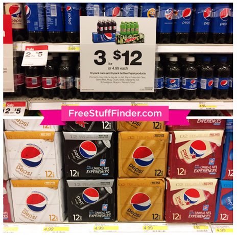 $1.49 (Reg $5) Pepsi Max 12-Packs at Target