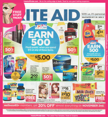 *HOT* Rite Aid Ad Preview (Week 10/30 – 11/5)