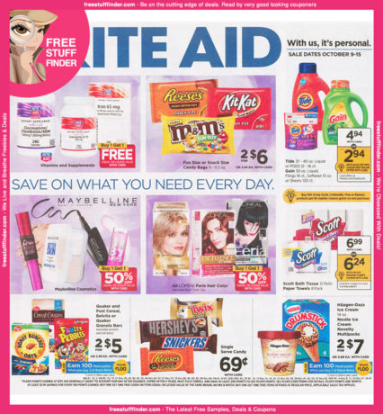 *HOT* Rite Aid Ad Preview (Week 10/9 – 10/15)