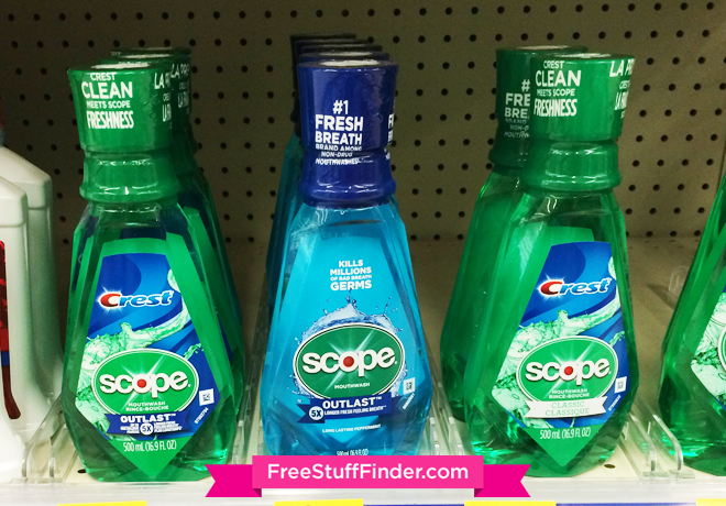 $1.32 (Reg $3.49) Scope Mouthwash at Walgreens (Print Now!)