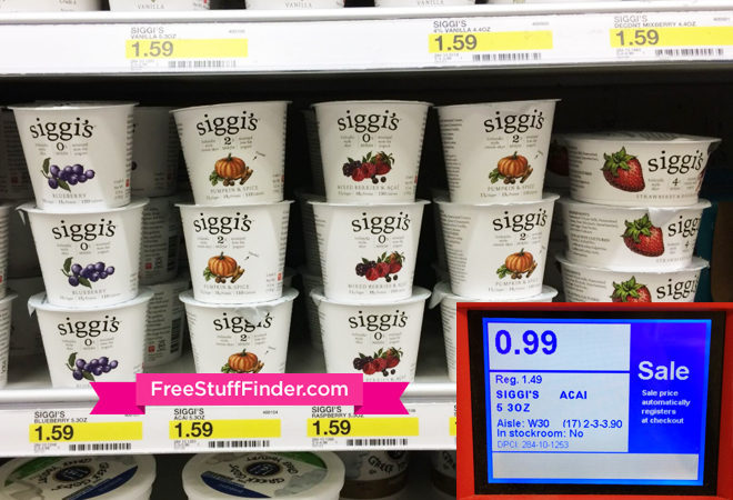 $0.69 (Reg $1.59) Siggi's Yogurt at Target