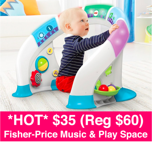 $34.67 (Reg $60) Fisher Price Bright Beats Music & Play Space + FREE Shipping