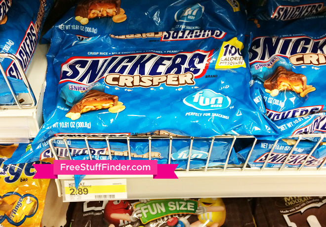 $0.82 (Reg $3) Snickers Crisper Fun Size Bags at Target (Today Only!)