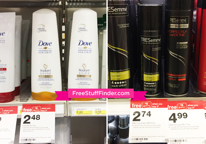 FREE TRESemme Hair Spray + $4.34 Moneymaker at Target (Today Only!)