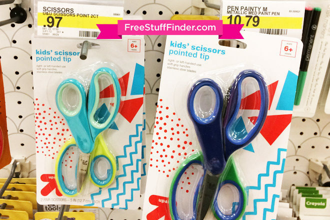 $0.97 (Reg $2.27) 2-Pack Up & Up Kid's Scissors at Target (Just $0.49 Each)
