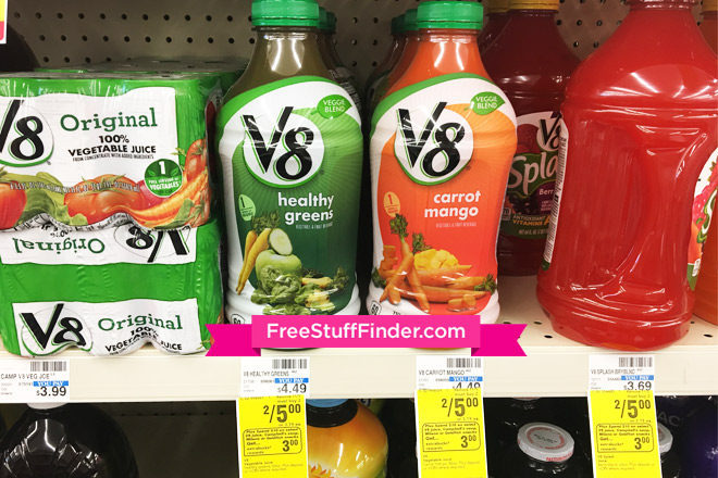 $0.75 (Reg $4.49) V8 Veggie Blends Juice at CVS