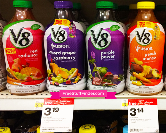 *HOT* $0.40 (Reg $3.19) V8 Veggie Blends Juice at Target (Today Only)