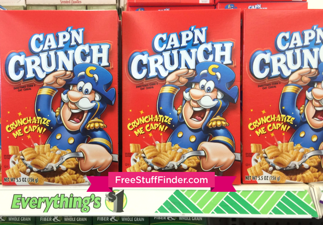 $0.50 (Reg $1) Cap'n Crunch at Dollar Tree