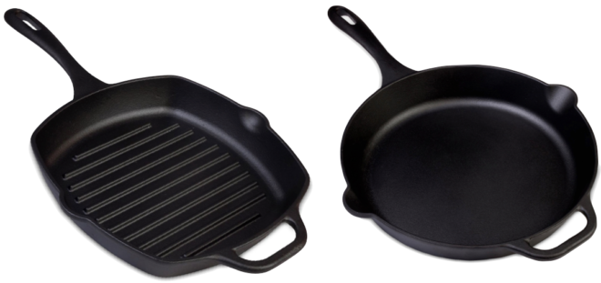 $14.99 (Reg $40) Cast Iron Skillet or Grill Pan + FREE Pickup