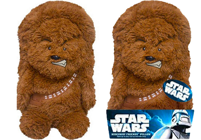 $7.99 (Reg $20) Star Wars Chewbacca Hideaway Pillow + FREE Shipping