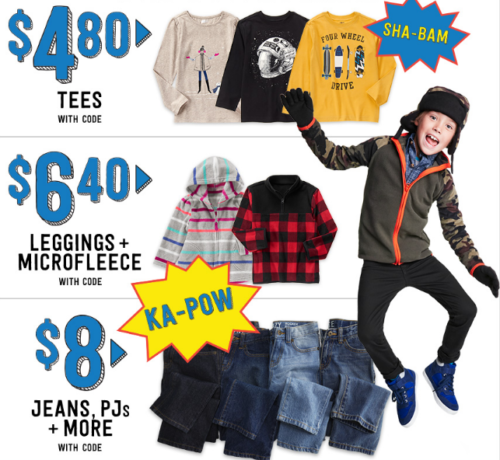 *HOT* $4.80 Tees, $6.40 Hoodies & $8 Jeans at Crazy 8