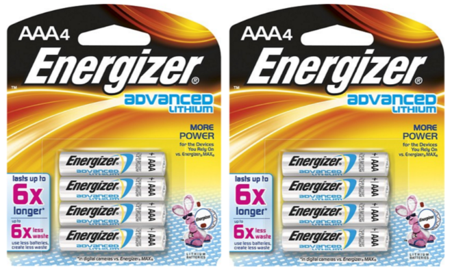$3.99 (Reg $9.99) Energizer AAA Batteries + FREE Store Pickup