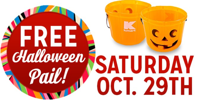 FREE Halloween Pail For Kids at Kmart (Today Only)